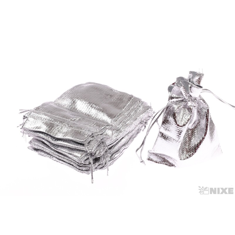 SÁČEK METAL 15x23cm*STŘÍBRNÁ