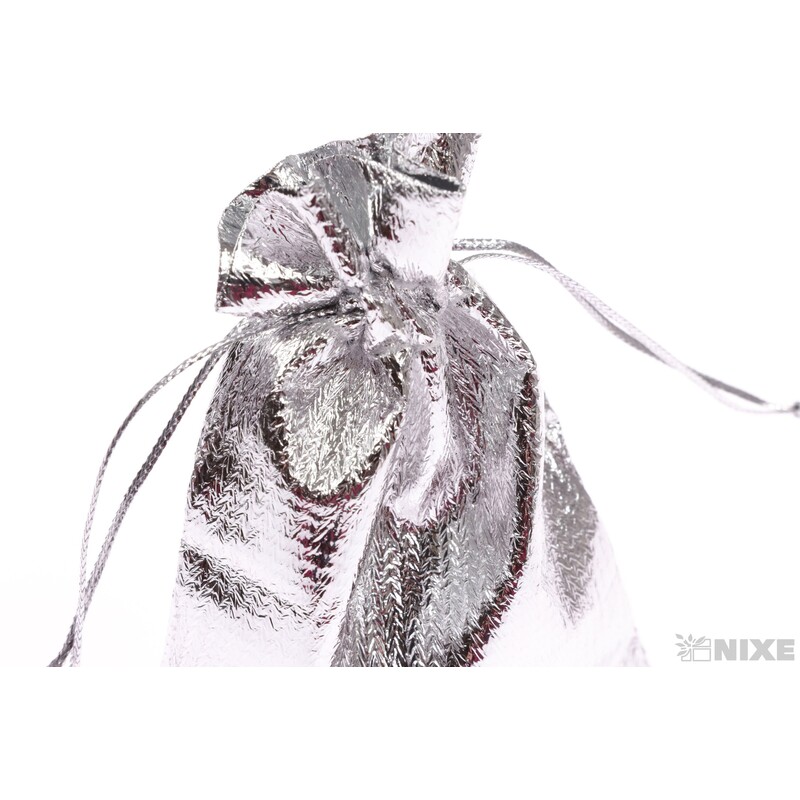 SÁČEK METAL 15x23cm*STŘÍBRNÁ