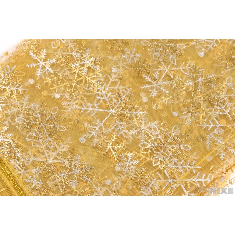 SÁČEK ORGANZA VLOČKA 15x23cm*ZLATÁ