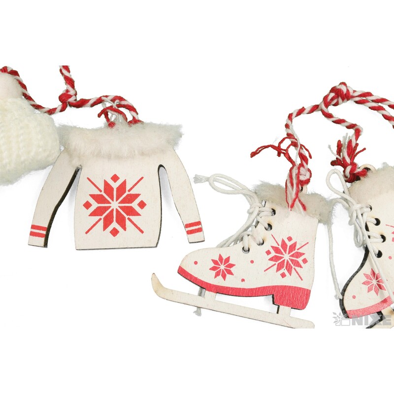 ZÁVĚS D VÁNOCE 10ks*MIX BAREV