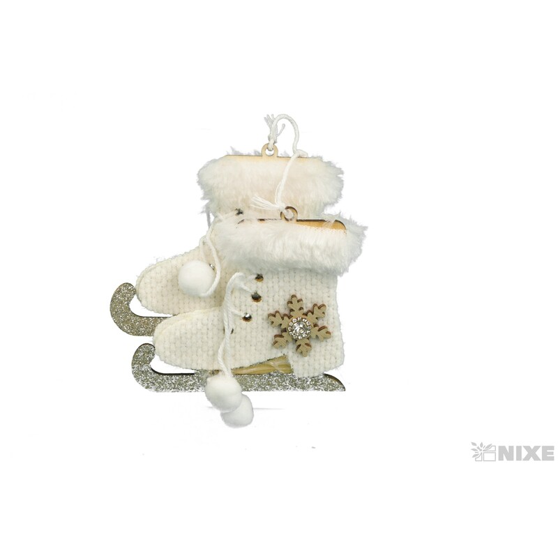 ZÁVĚS D BRUSLE 11x9cm 2ks*BÍLÁ