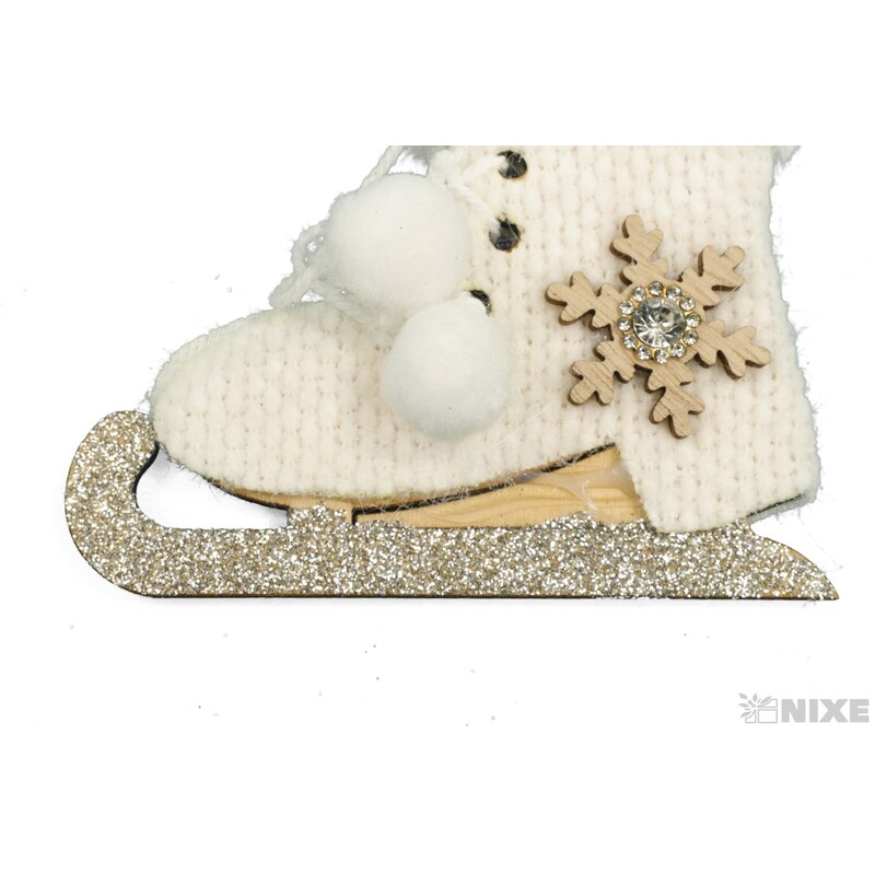 ZÁVĚS D BRUSLE 11x9cm 2ks*BÍLÁ