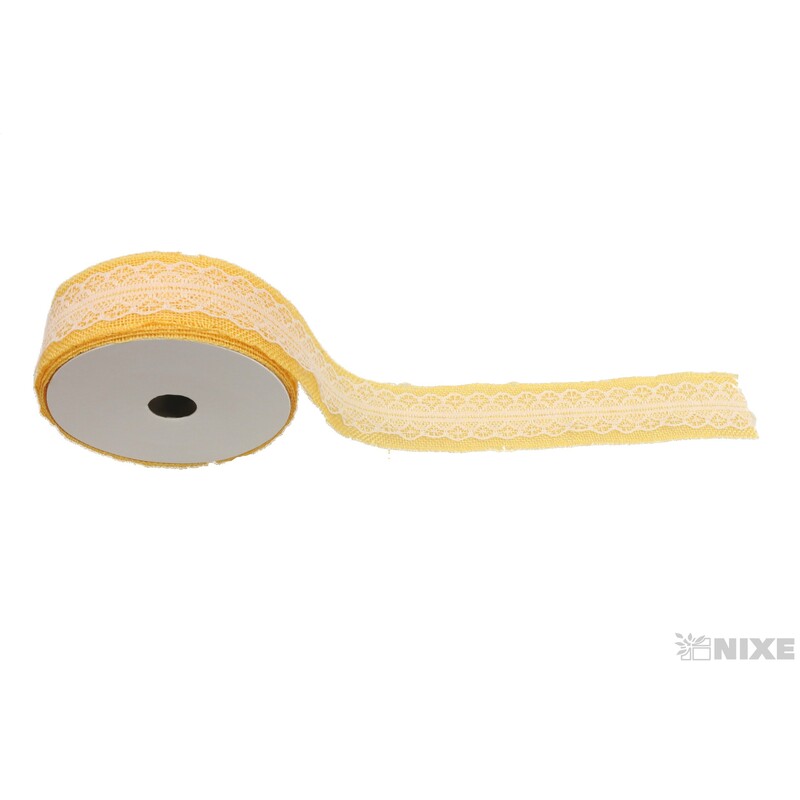 STUHA JUTA KRAJKA 40mmx9m*ŽLUTÁ