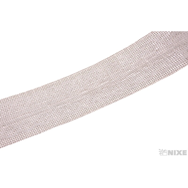 STUHA JUTA KRAJKA 40mmx9m*ŠEDÁ