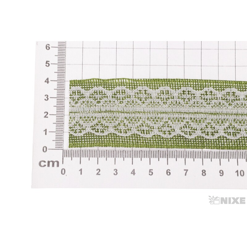 STUHA JUTA KRAJKA 40mmx9m*ZELENÁ TM.