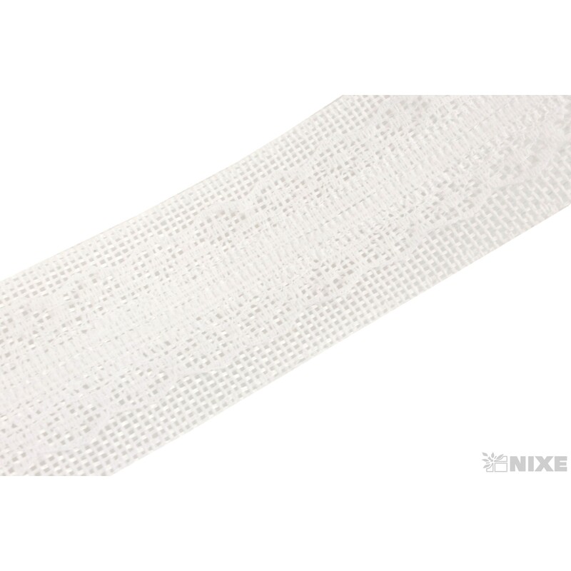 STUHA JUTA KRAJKA 40mmx9m*BÍLÁ