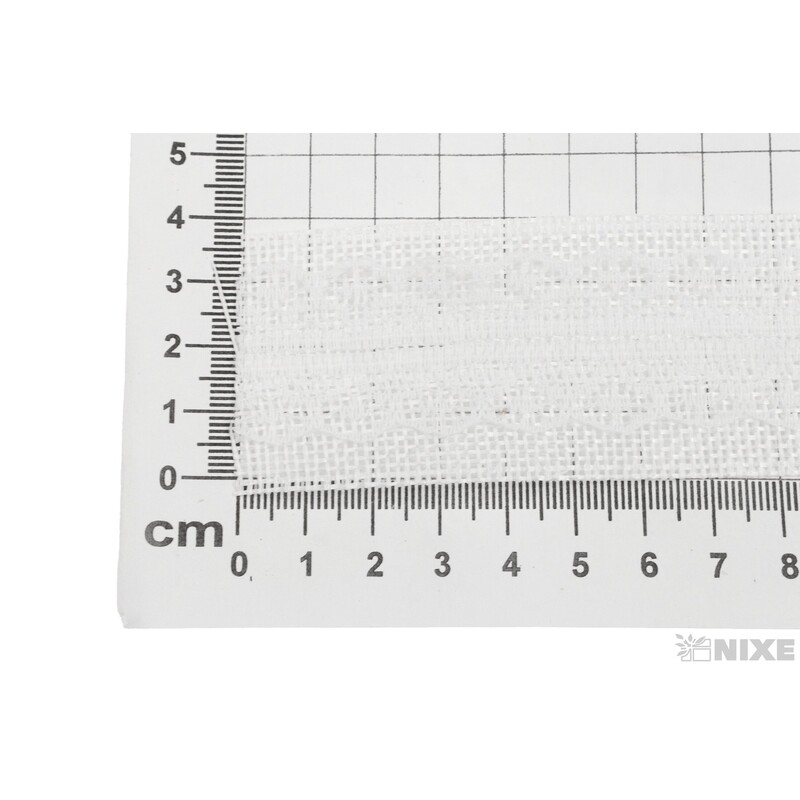 STUHA JUTA KRAJKA 40mmx9m*BÍLÁ