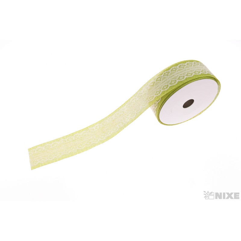 STUHA JUTA KRAJKA 40mmx9m*ZELENÁ SV.