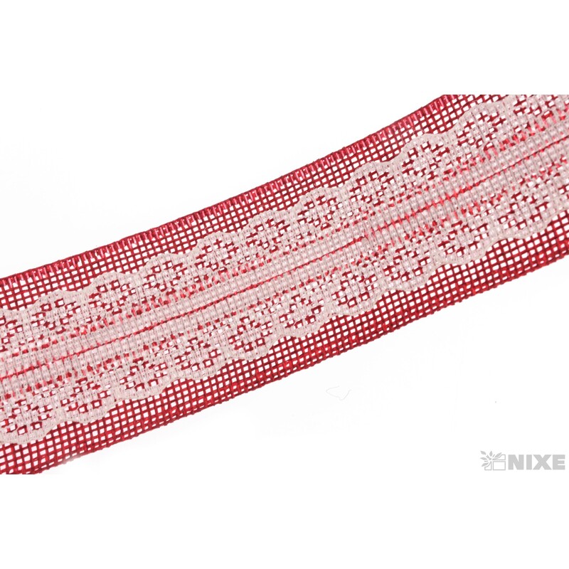 STUHA JUTA KRAJKA 40mmx9m*BORDOVÁ