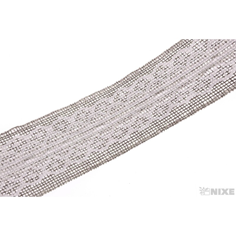 STUHA JUTA KRAJKA 40mmx9m*ŠEDÁ TM.