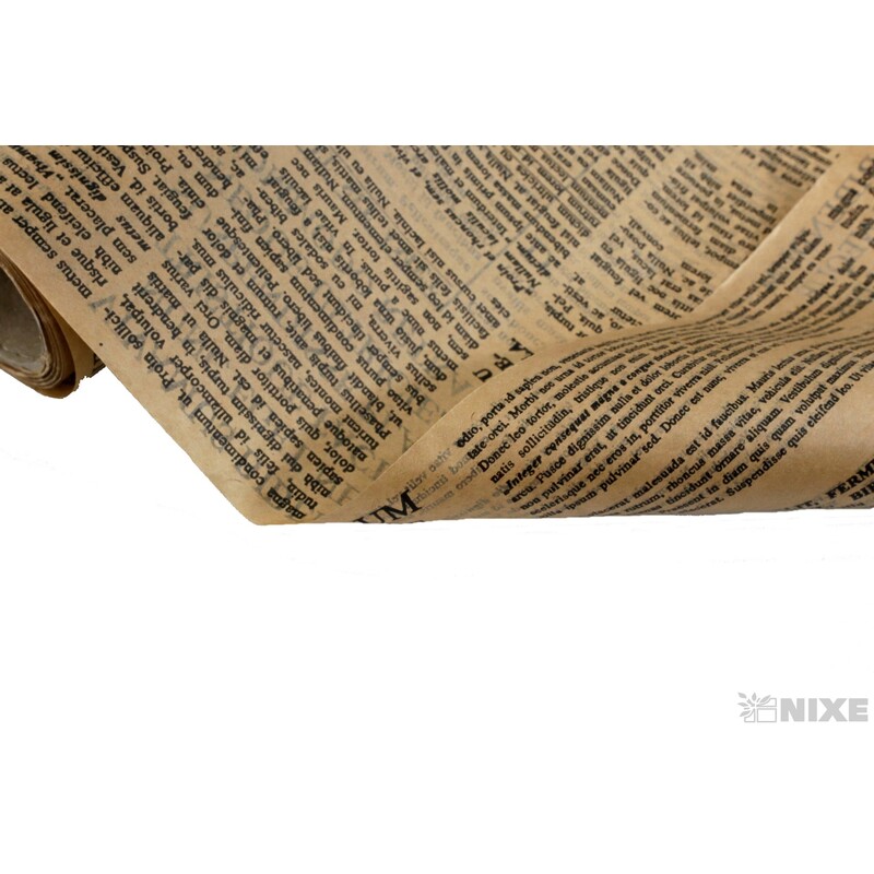 ROLE PAPÍR NOVINY 50cmx9yd*PŘÍRODNÍ