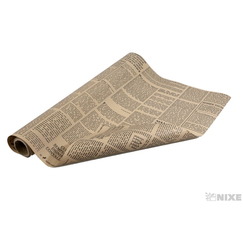 ROLE PAPÍR NOVINY 50cmx9yd*PŘÍRODNÍ