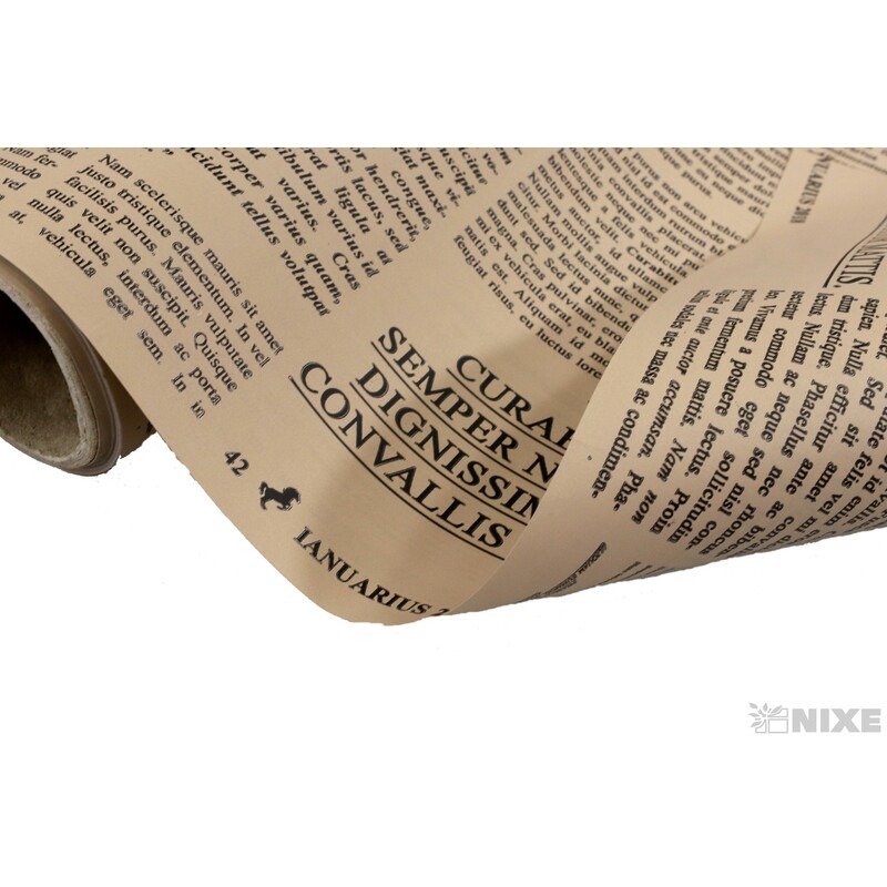 ROLE PAPÍR NOVINY 50cmx9yd*PŘÍRODNÍ