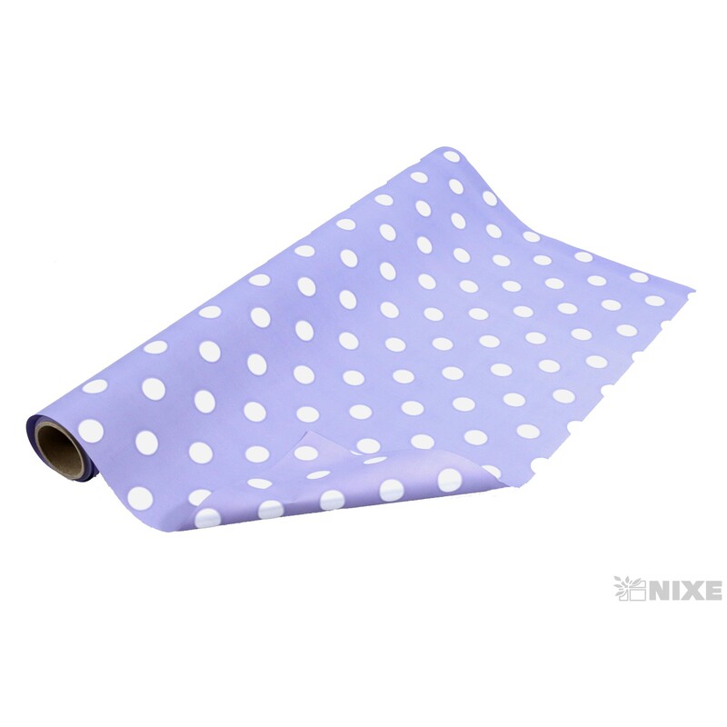 ROLE PLAST PUNTÍK 50cmx9yd*FIALOVÁ