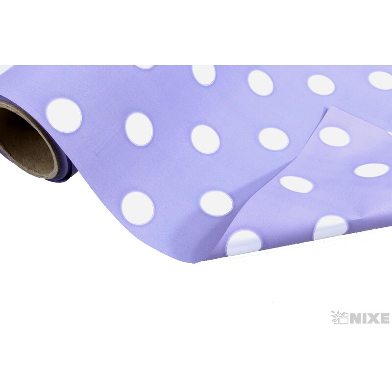 ROLE PLAST PUNTÍK 50cmx9yd*FIALOVÁ