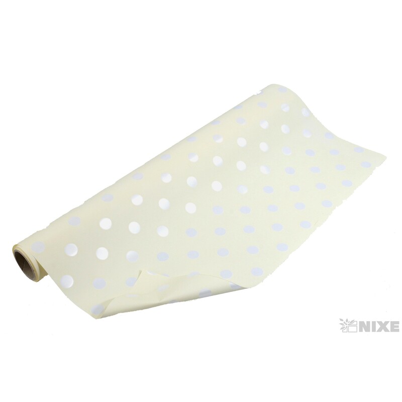 ROLE PLAST PUNTÍK 50cmx9yd*KRÉMOVÁ