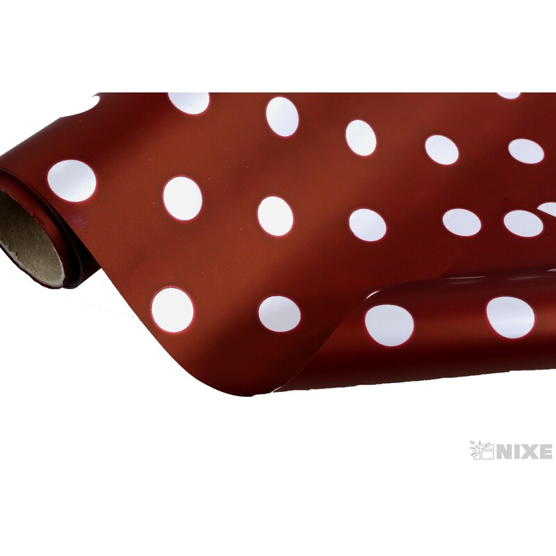 ROLE PLAST PUNTÍK 50cmx9yd*BORDOVÁ