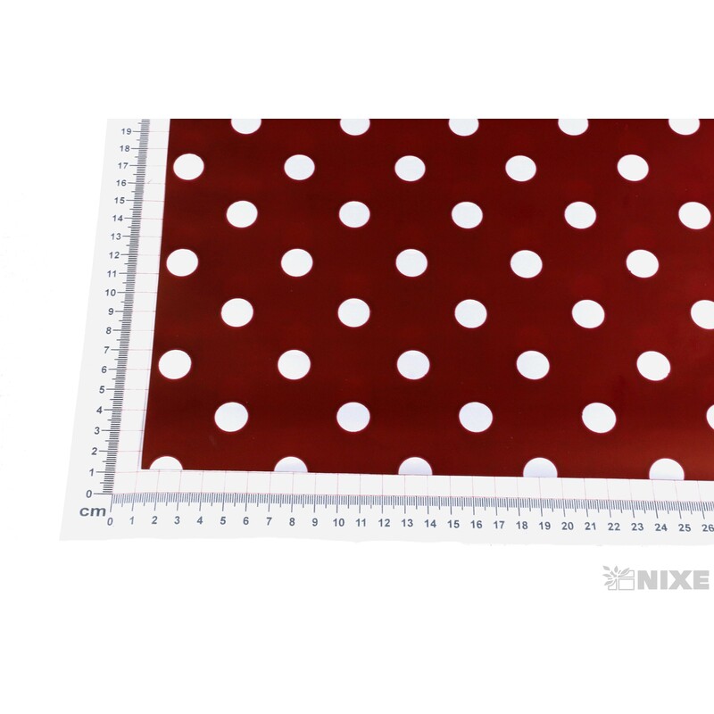 ROLE PLAST PUNTÍK 50cmx9yd*BORDOVÁ