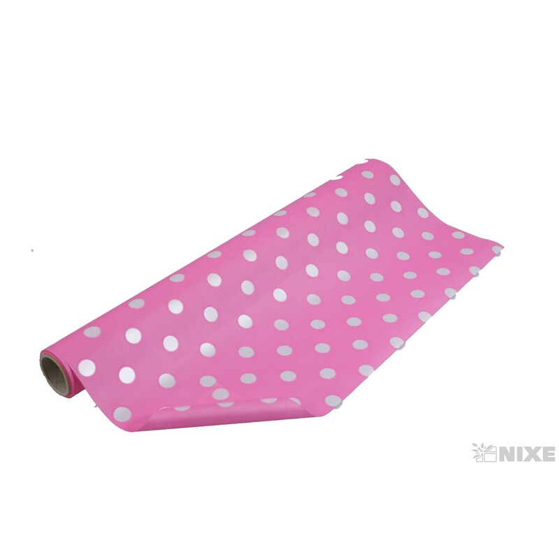 ROLE PLAST PUNTÍK 50cmx9yd*RŮŽOVÁ TM.