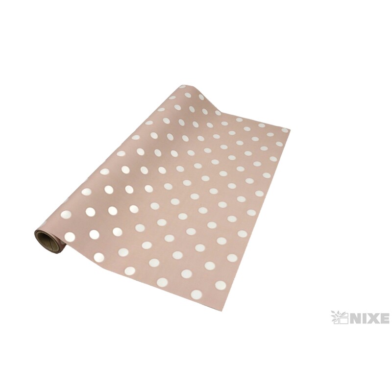 ROLE PLAST PUNTÍK 50cmx9yd*PŘÍRODNÍ