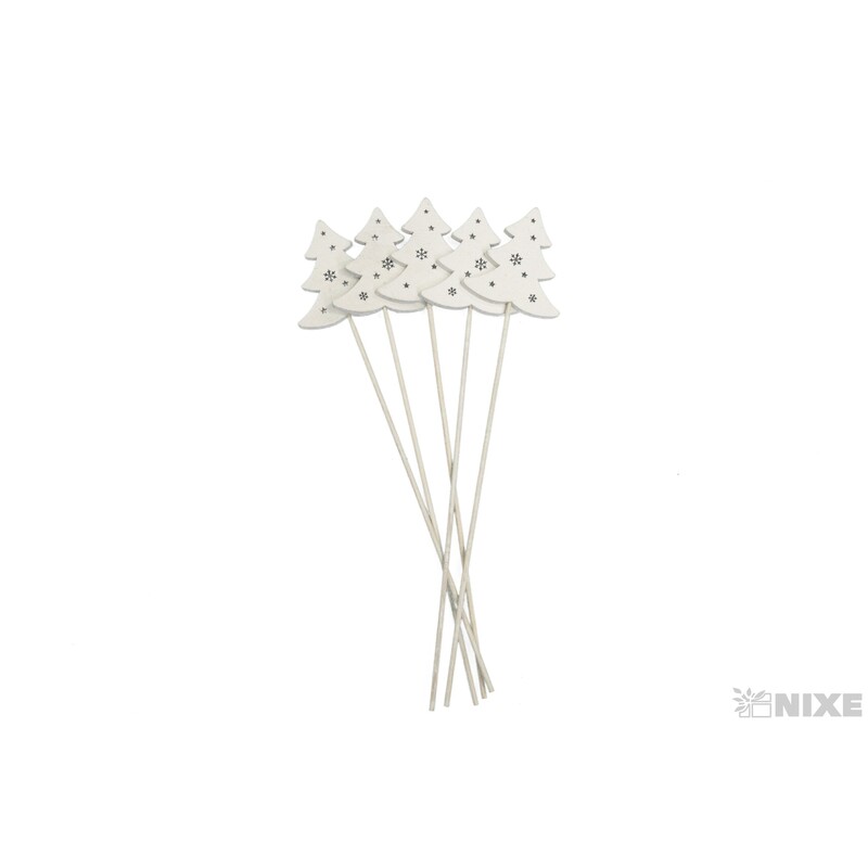 ZÁPICH STROMEK 7x31cm 5ks*BÍLÁ V+