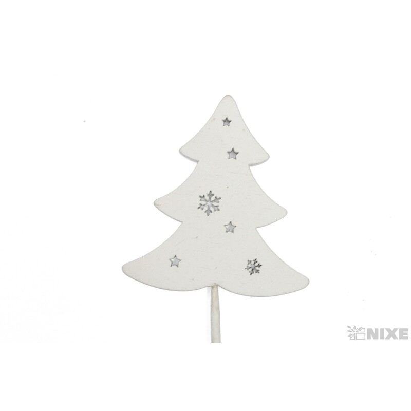 ZÁPICH STROMEK 7x31cm 5ks*BÍLÁ V+