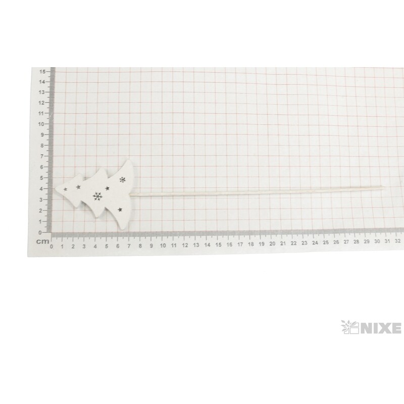 ZÁPICH STROMEK 7x31cm 5ks*BÍLÁ V+