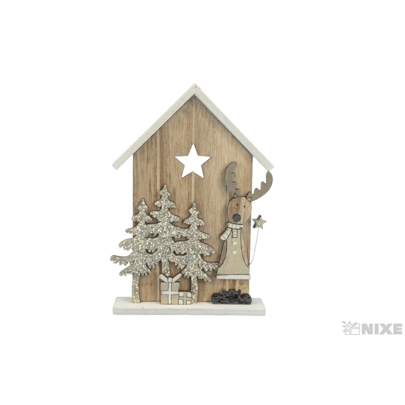 DOMEČEK 8x1x15cm*ZLATÁ