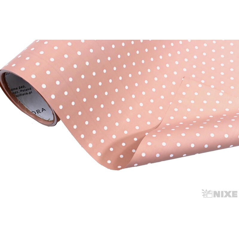 ROLE PLAST PUNTÍK 50cmx10yd*STARORŮŽOVÁ