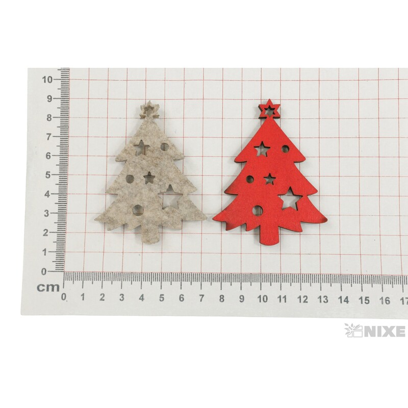 STROMEČEK 8ks 7cm*MIX BAREV