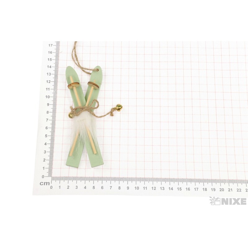 ZÁVĚS LYŽE 13cm*MÁTOVÁ