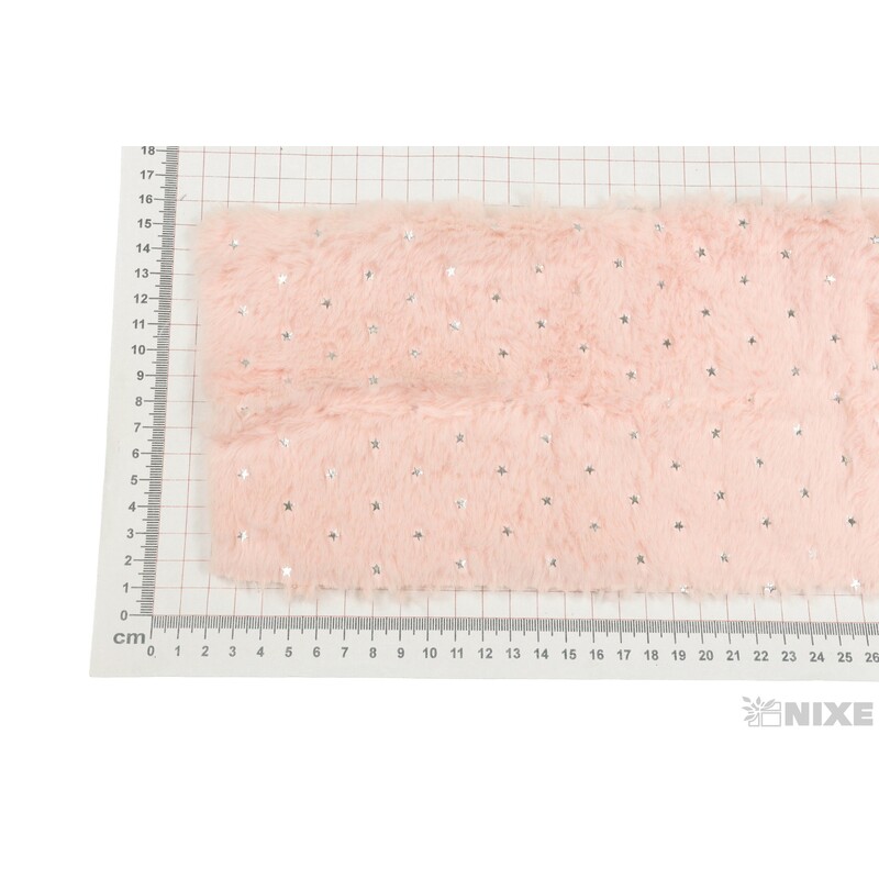 KOŽEŠINA HVĚZDY 14cmx150cm*RŮŽOVÁ