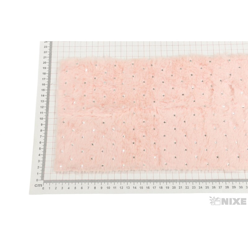 KOŽEŠINA HVĚZDY 17cmx150cm*RŮŽOVÁ