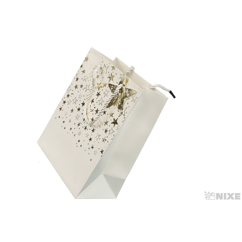 TAŠKA H VÁNOCE 18x23x10cm*ČERVENÁ