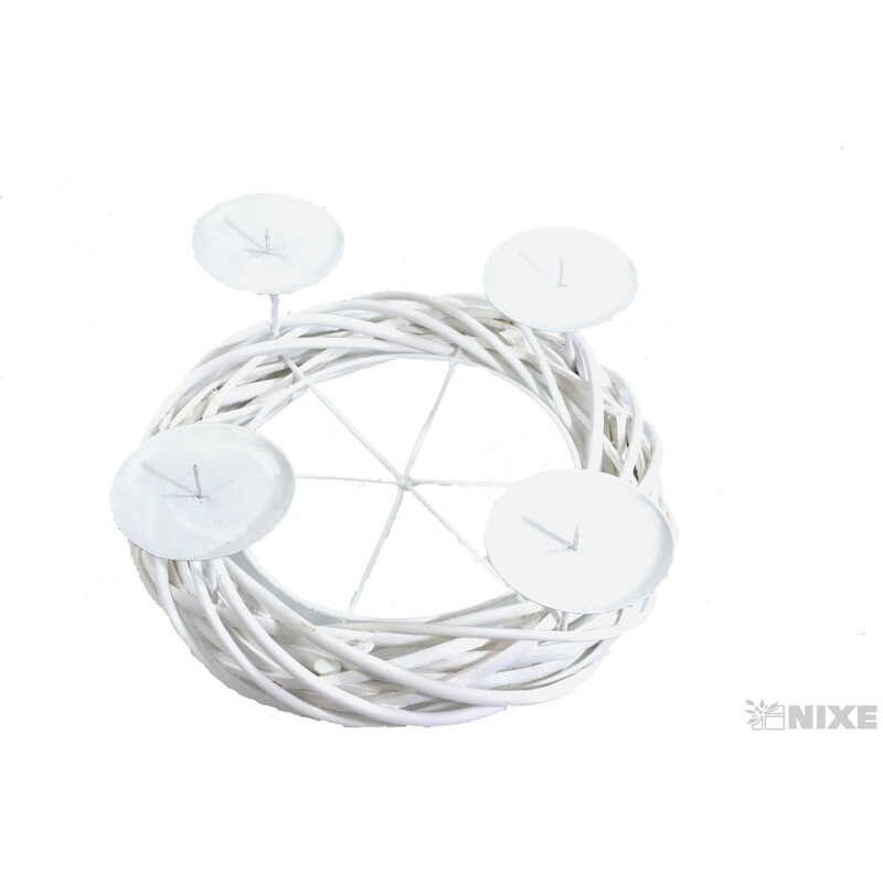 VĚNEC BODCE 24cm*BÍLÁ