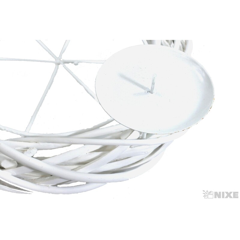 VĚNEC BODCE 24cm*BÍLÁ