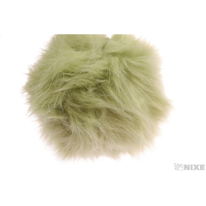 ZÁVĚS KOULE KOŽEŠINA 10cm*MÁTOVÁ