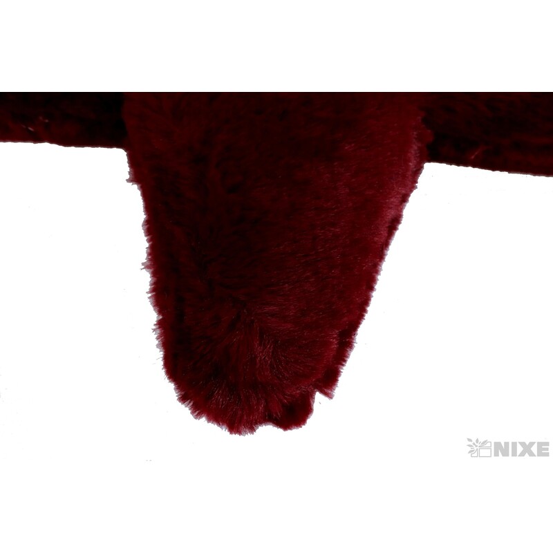 ZÁVĚS HVĚZDA KOŽEŠINA 25cm*VÍNOVÁ