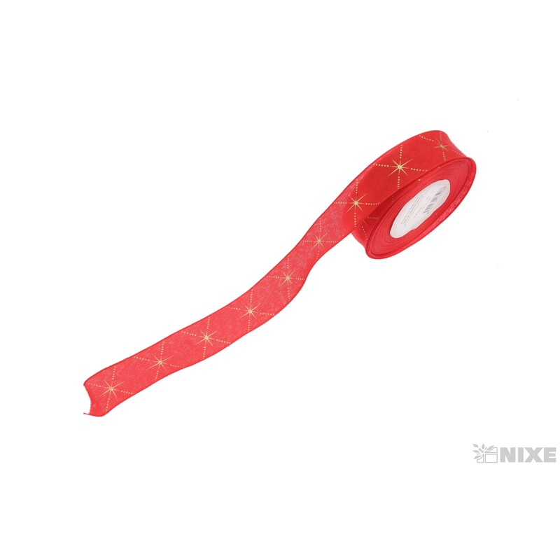 STUHA POTISK DR 25mmx20m*ČERVENÁ