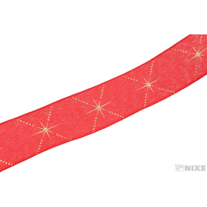 STUHA POTISK DR 25mmx20m*ČERVENÁ