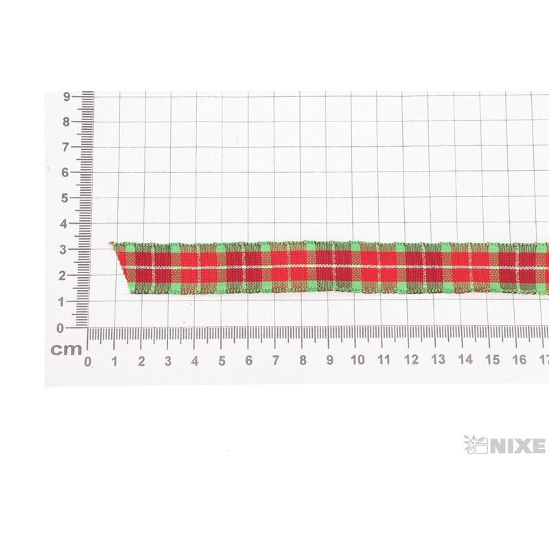 KOSTKOVÁ STUHA MTP 20mmx25m*ZELENÁ+ČERVENÁ 419602