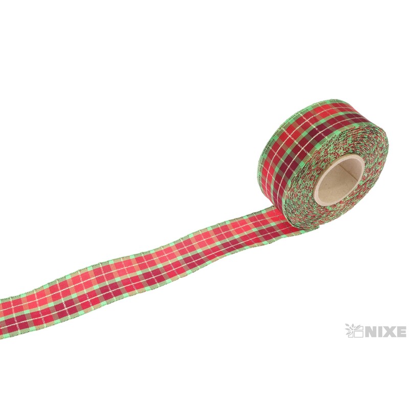 KOSTKOVÁ STUHA MTP 40mmx25m*ZELENÁ+ČERVENÁ 419602