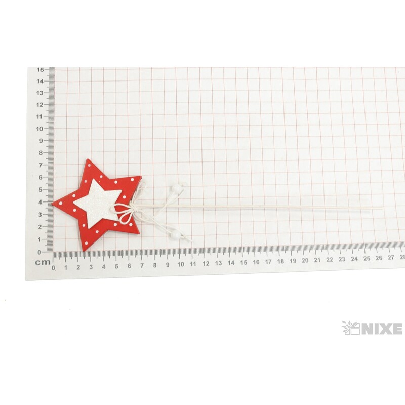 ZÁPICH HVĚZDA 7x27cm 10ks*MIX BAREV