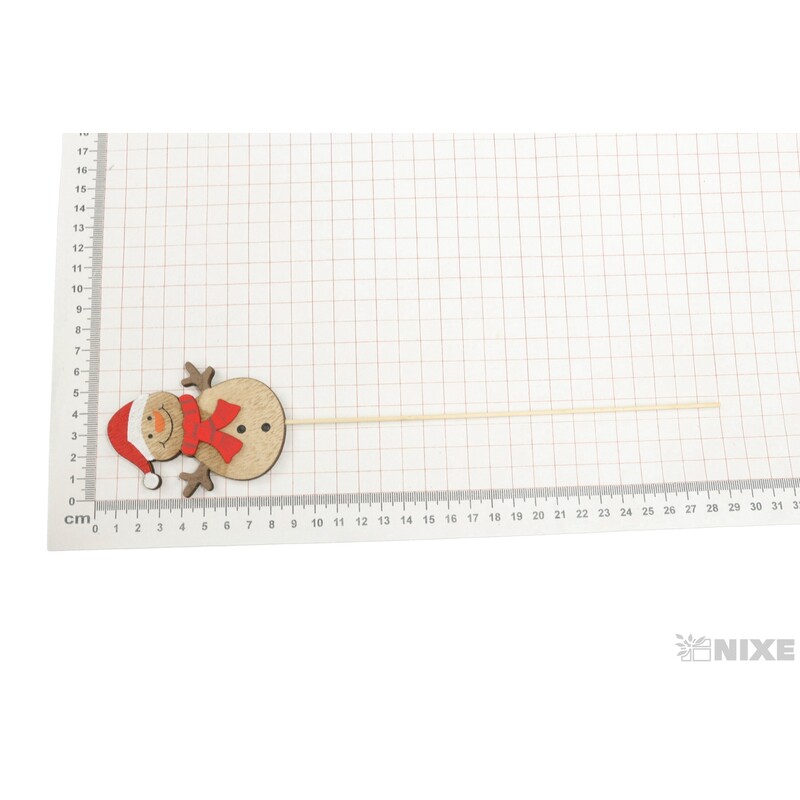 ZÁPICH SNĚHULÁK 8x28cm 10ks*MIX BAREV