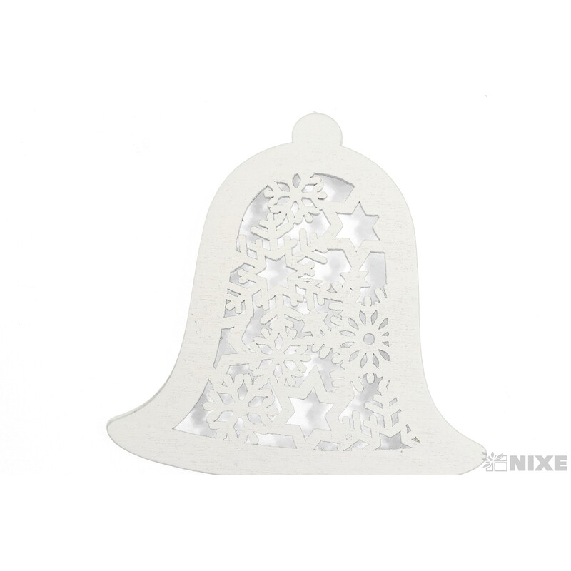 ZÁPICH D VÁNOCE 8x28cm 6ks*BÍLÁ