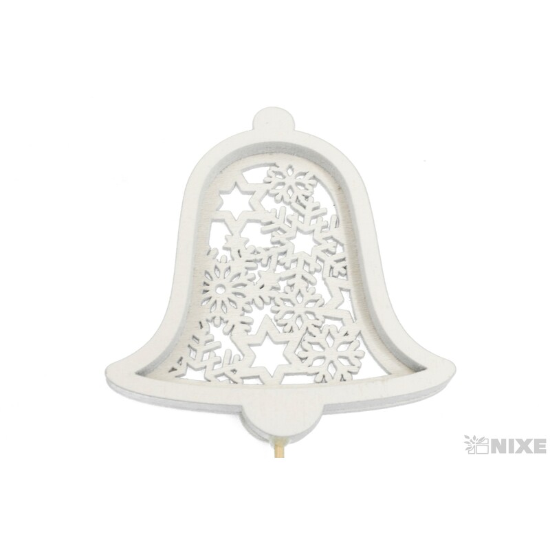 ZÁPICH D VÁNOCE 8x28cm 6ks*BÍLÁ