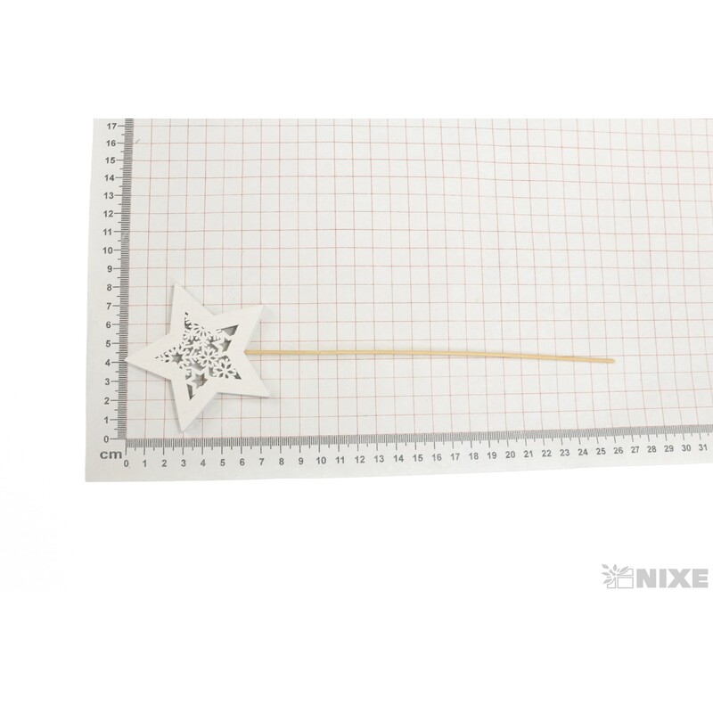 ZÁPICH D VÁNOCE 8x28cm 6ks*BÍLÁ