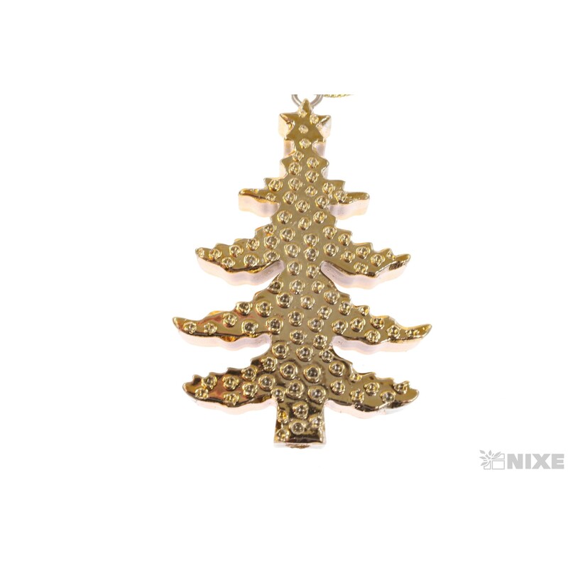 ZÁVĚS METAL STROMEČEK 7cm*ZLATÁ