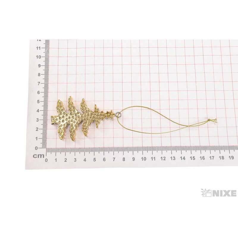 ZÁVĚS METAL STROMEČEK 7cm*ZLATÁ