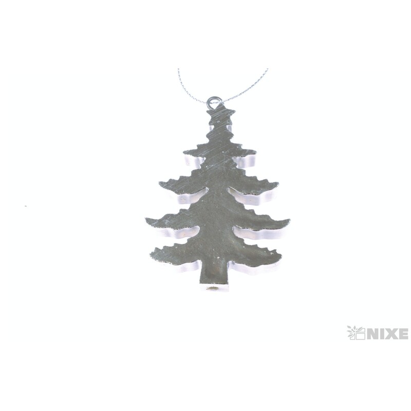 ZÁVĚS METAL STROMEČEK 7cm*STŘÍBRNÁ